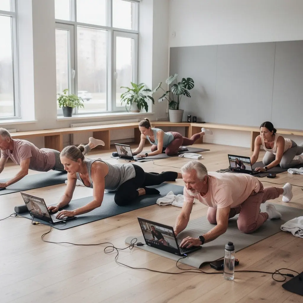 Vīrietis veic stiepšanās vingrinājumus, lai uzlabotu elastību.